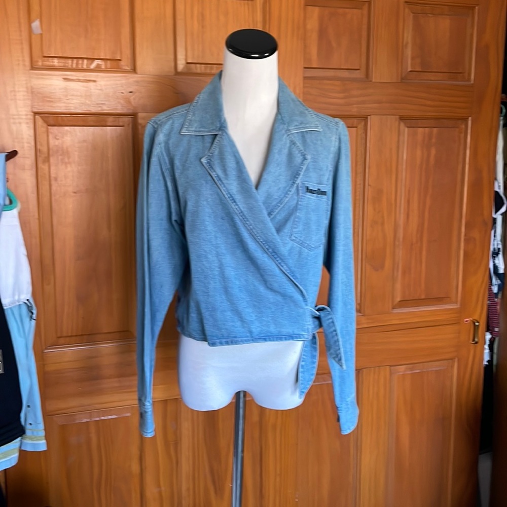 Harley-Davidson Wrap Around Soft Denim Jacket Size M